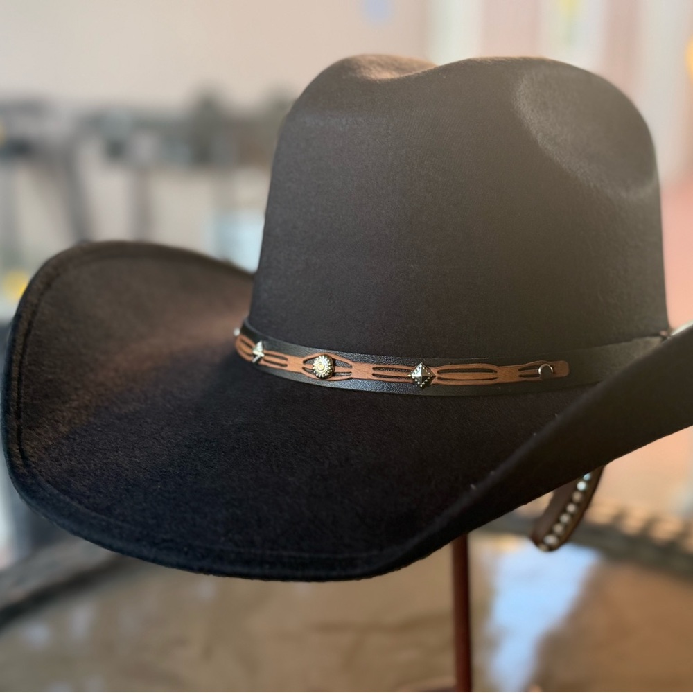 Western style black Cowboy hat unisex